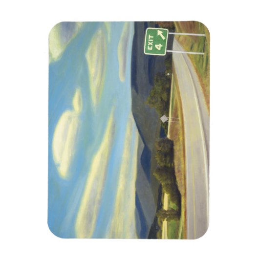Noonlight in Vermont Magnet (Vertikal)