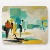 Noontide Vibrance – Abstract Figures Mousepad (Vorne)