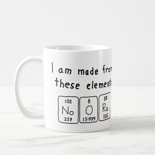 Noora Periodenname Tasse (Links)