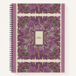Nooracle Plum Intricate Growth Journal Notizblock
