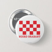 Noord-Brabant Flagge mit Namen Button (Vorne & Hinten)