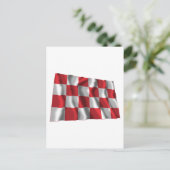 Noord-Brabant-Waving-Flag Postkarte (Stehend Vorderseite)