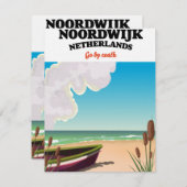 Noordwijk Netherlands travel poster (Vorne/Hinten)