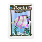Noosa Australia Vintage Reiseplakat, Magnet (Vertikal)