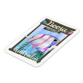 Noosa Australia Vintage Reiseplakat, Magnet (Linke Seite)