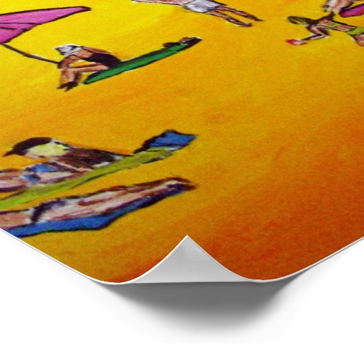 Noosa Beach Poster (Ecke)