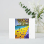 Noosa Beach Postkarte (Stehend Vorderseite)