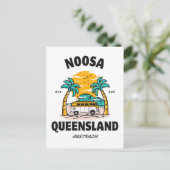 Noosa Beach Queensland Postkarte (Stehend Vorderseite)