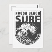 Noosa Beach Surf Club Postkarte (Vorne/Hinten)