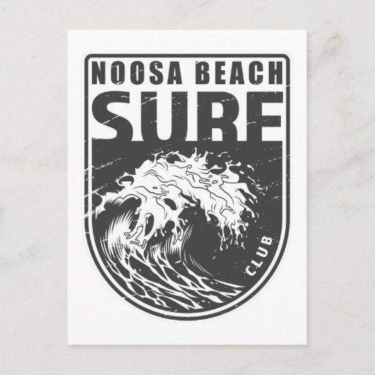 Noosa Beach Surf Club Postkarte (Vorderseite)