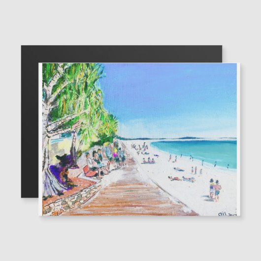 Noosa Boardwalk Magnetkarte (Vorne/Hinten)