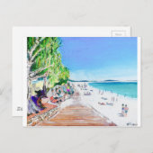 Noosa Boardwalk Postkarte (Vorne/Hinten)