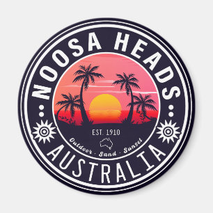 Noosa Heads Australien Vintage Retro Souvenirs 80e Magnet