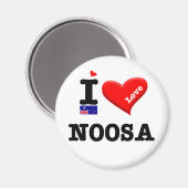 NOOSA - I-Liebe Magnet (Vorderseite/Rückseite)