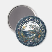 Noosa Nationalpark Australien Magnet (Vorderseite/Rückseite)