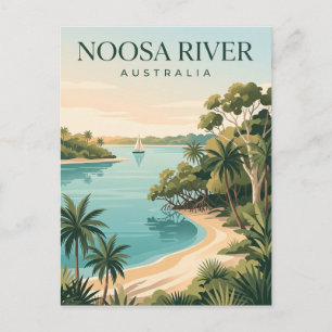 Noosa River Australien Postkarte