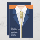 Noose Bachelor Party Einladung (Vorne/Hinten)