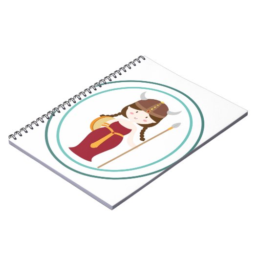 Nootbook - Viking Warrior Princess Notizblock (Linke Seite)