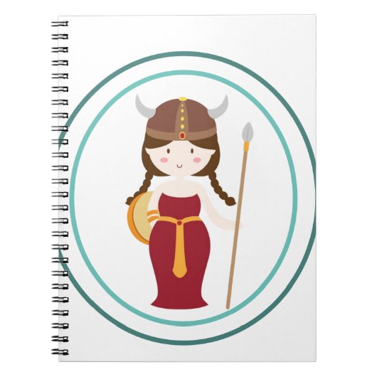 Nootbook - Viking Warrior Princess Notizblock (Vorderseite)