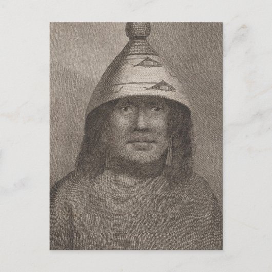 Nootka Woman, British Columbia Postkarte (Vorderseite)