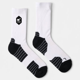 Nopales.io Schwarz-Weiß-Familien-Socken Socken