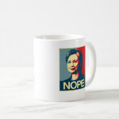 NOPE - Anti-Hillary-Poster - Anti-Hillary - Kaffeetasse (VorderseiteRechts)