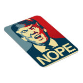 NOPE - Anti-Trump-Poster - Anti-Trump - Magnet (Rechte Seite)