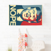 NOPE - Anti-Trumpf Plakat - Anti-Trumpf - Banner (Insitu)