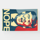 NOPE - Anti-Trumpf Plakat - Anti-Trumpf - Banner (Horizontal)