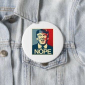 NOPE - Anti-Trumpf Plakat - Anti-Trumpf - Button (Beispiel)