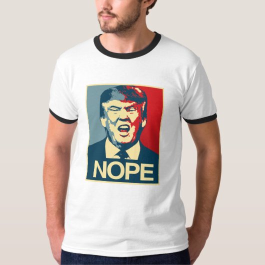NOPE - Anti-Trumpf Plakat - Anti-Trumpf - T-Shirt (Vorderseite)