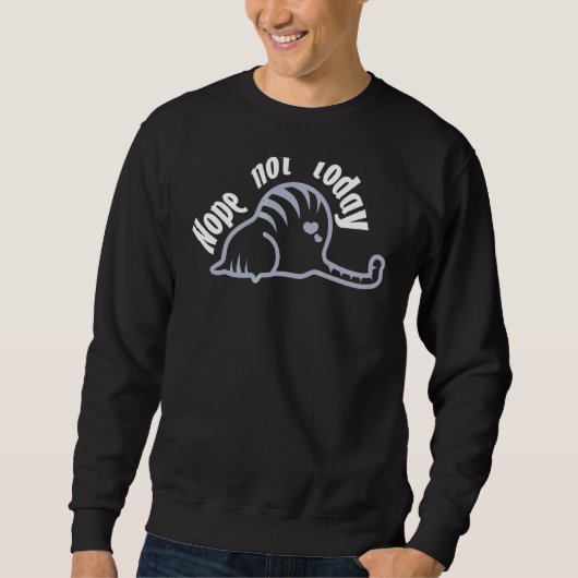 Nope Cat Sarcastic Graphic Top Women (Vorderseite)