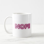 NOPE Coffee Tasse (Links)