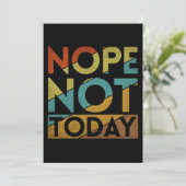 NOPE HEUTE EINLADUNG (Stehend Vorderseite)