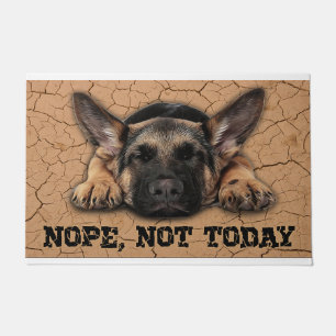 Nope, heute nicht, Hund Lover, willkommen zu Fußmatte