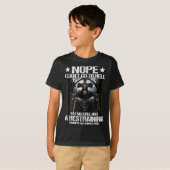 Nope I Can't Go To Hell Satan Still Has Restrainin T-Shirt (Vorne ganz)