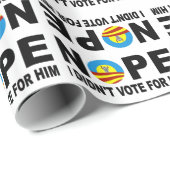 NOPE I DIDN'T VOTE FOR HIM GESCHENKPAPIER (Rolleneckpunkt)