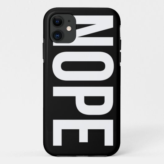 Nope iPhone 5 Fall Case-Mate iPhone Hülle (Rückseite)