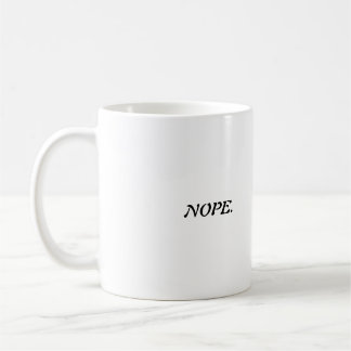 NOPE. KAFFEETASSE