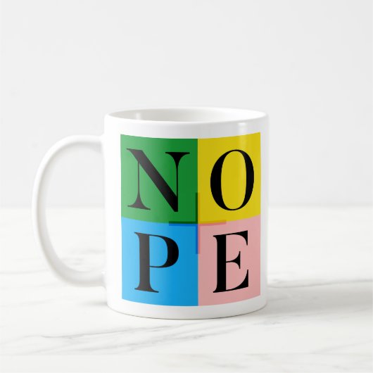 NOPE KAFFEETASSE (Links)