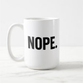 NOPE KAFFEETASSE (Links)