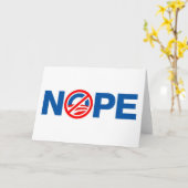 NOPE KARTE (Gelbe Blume)