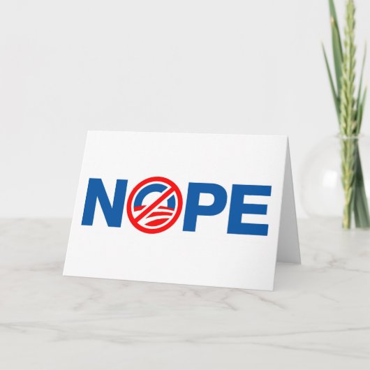 NOPE KARTE (Vorderseite)