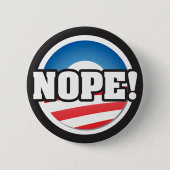 NOPE Knopf Button (Vorderseite)