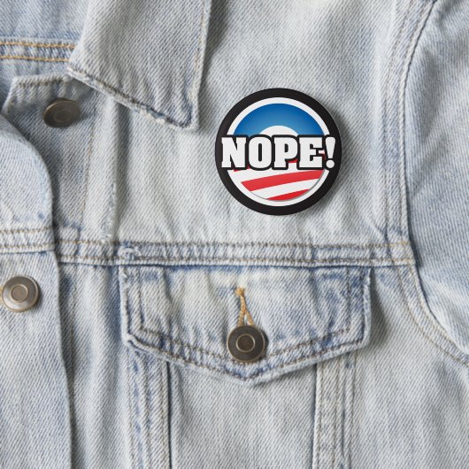NOPE Knopf Button (Beispiel)
