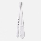 Nope Krawatte (Rückseite)