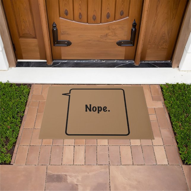 NOPE Large Door Mat Fußmatte (Außenbereich)