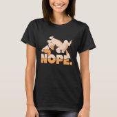 Nope Lazy Beagle Dog T-Shirt (Vorderseite)