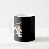 Nope Lazy Beagle Kaffeetasse (Vorderseite Links)