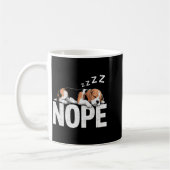 Nope Lazy Beagle Kaffeetasse (Links)